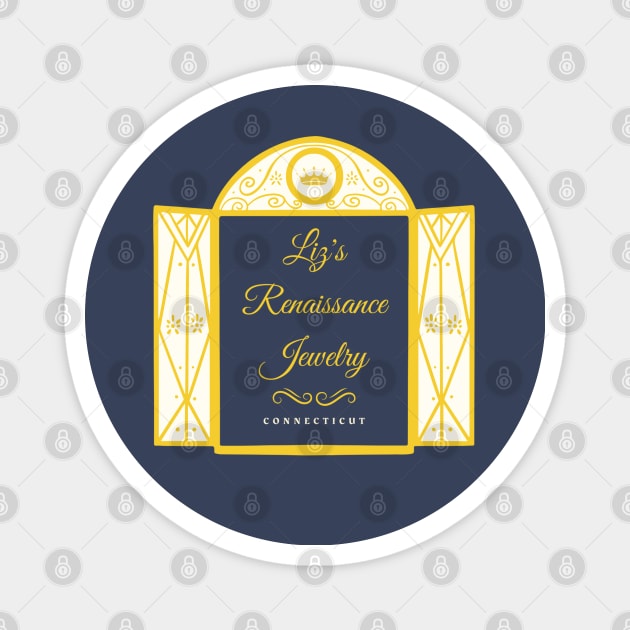 Liz's Renaissance Jewelry Magnet by Stars Hollow Mercantile